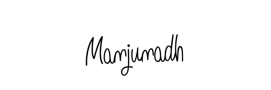 The best way (Angelique-Rose-font-FFP) to make a short signature is to pick only two or three words in your name. The name Manjunadh include a total of six letters. For converting this name. Manjunadh signature style 5 images and pictures png