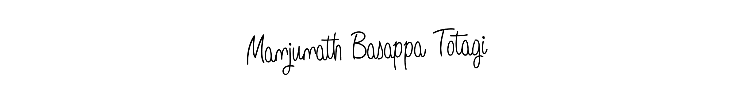 Create a beautiful signature design for name Manjunath Basappa Totagi. With this signature (Angelique-Rose-font-FFP) fonts, you can make a handwritten signature for free. Manjunath Basappa Totagi signature style 5 images and pictures png