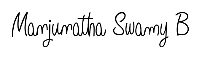Quickly download Manjunatha Swamy B name signature in high-resolution PNG using Angelique-Rose-font-FFP style. Ready to insert into PDFs and online applications. Manjunatha Swamy B signature style 5 images and pictures png
