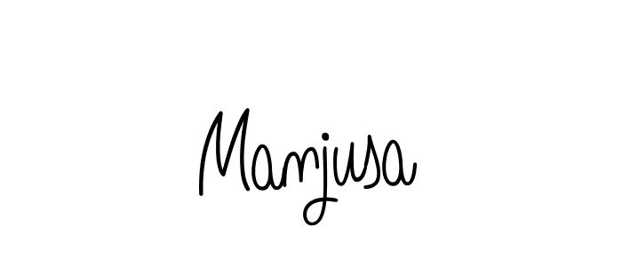 How to make Manjusa name signature. Use Angelique-Rose-font-FFP style for creating short signs online. This is the latest handwritten sign. Manjusa signature style 5 images and pictures png