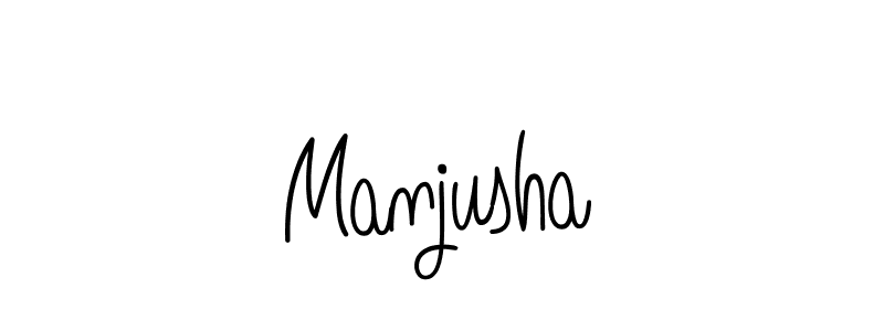 How to make Manjusha signature? Angelique-Rose-font-FFP is a professional autograph style. Create handwritten signature for Manjusha name. Manjusha signature style 5 images and pictures png