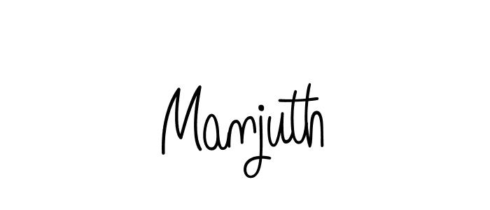 Here are the top 10 professional signature styles for the name Manjuth. These are the best autograph styles you can use for your name. Manjuth signature style 5 images and pictures png