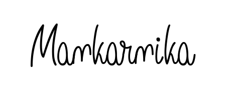 Practice writing Mankarnika with the flow of Angelique-Rose-font-FFP lettering. A fantastic source of inspiration for developing your personal signature style. Mankarnika signature style 5 images and pictures png