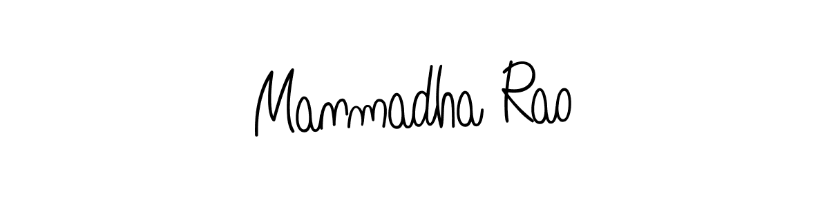 How to Draw Manmadha Rao signature style? Angelique-Rose-font-FFP is a latest design signature styles for name Manmadha Rao. Manmadha Rao signature style 5 images and pictures png