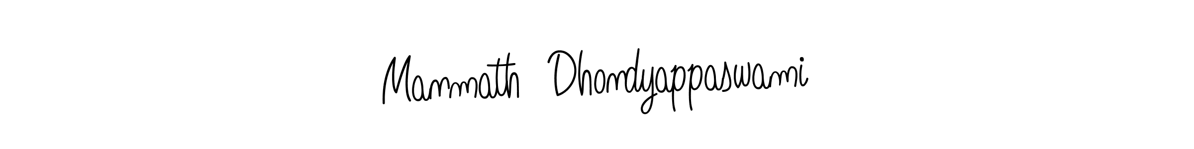 How to make Manmath  Dhondyappaswami signature? Angelique-Rose-font-FFP is a professional autograph style. Create handwritten signature for Manmath  Dhondyappaswami name. Manmath  Dhondyappaswami signature style 5 images and pictures png