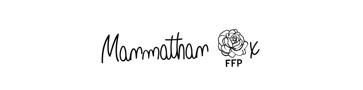 Manmathan 2x stylish signature style. Best Handwritten Sign (Angelique-Rose-font-FFP) for my name. Handwritten Signature Collection Ideas for my name Manmathan 2x. Manmathan 2x signature style 5 images and pictures png
