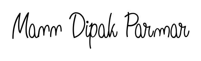 Designed for modern professionals: Mann Dipak Parmar name signature crafted with Angelique-Rose-font-FFP script. Ready for digital PDF workflows. Mann Dipak Parmar signature style 5 images and pictures png