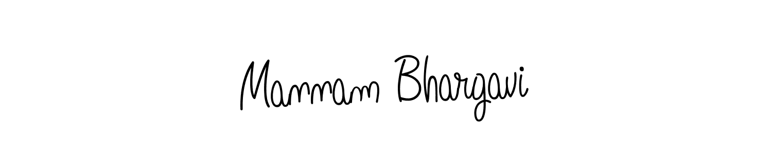 Make a short Mannam Bhargavi signature style. Manage your documents anywhere anytime using Angelique-Rose-font-FFP. Create and add eSignatures, submit forms, share and send files easily. Mannam Bhargavi signature style 5 images and pictures png