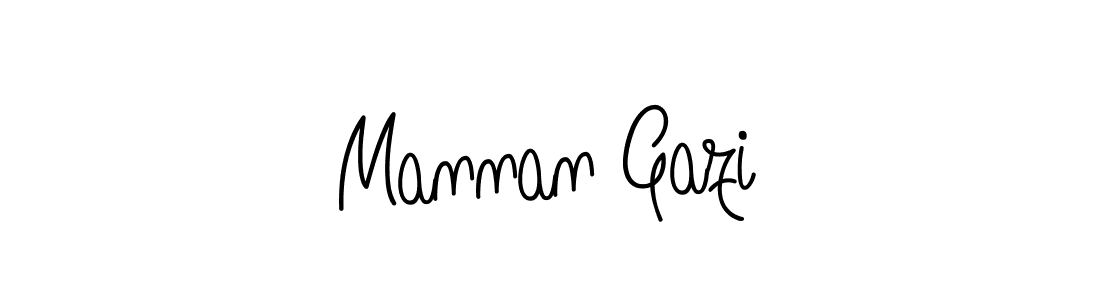 Mannan Gazi stylish signature style. Best Handwritten Sign (Angelique-Rose-font-FFP) for my name. Handwritten Signature Collection Ideas for my name Mannan Gazi. Mannan Gazi signature style 5 images and pictures png