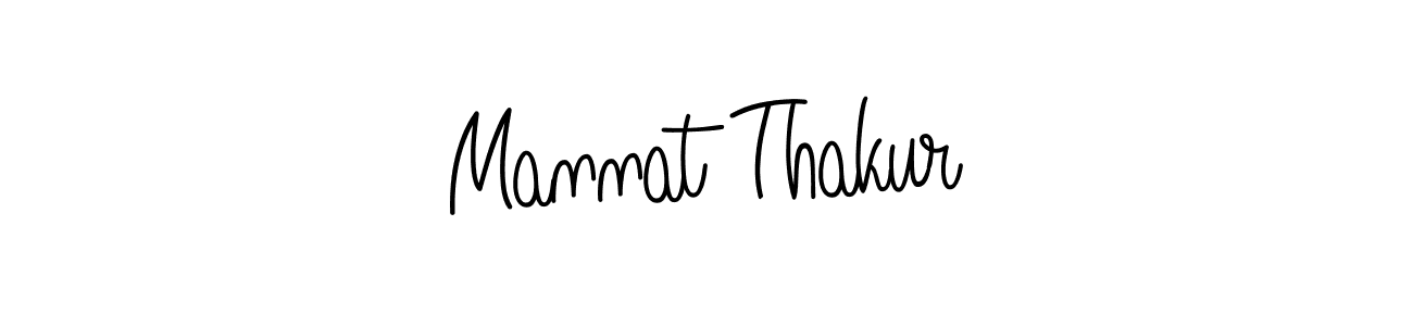 Create a beautiful signature design for name Mannat Thakur. With this signature (Angelique-Rose-font-FFP) fonts, you can make a handwritten signature for free. Mannat Thakur signature style 5 images and pictures png