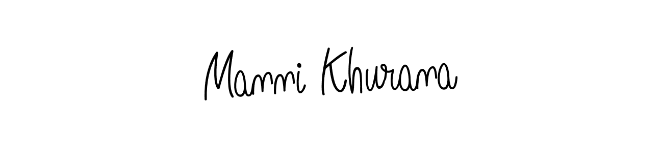 The best way (Angelique-Rose-font-FFP) to make a short signature is to pick only two or three words in your name. The name Manni Khurana include a total of six letters. For converting this name. Manni Khurana signature style 5 images and pictures png