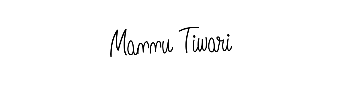 Make a short Mannu Tiwari signature style. Manage your documents anywhere anytime using Angelique-Rose-font-FFP. Create and add eSignatures, submit forms, share and send files easily. Mannu Tiwari signature style 5 images and pictures png