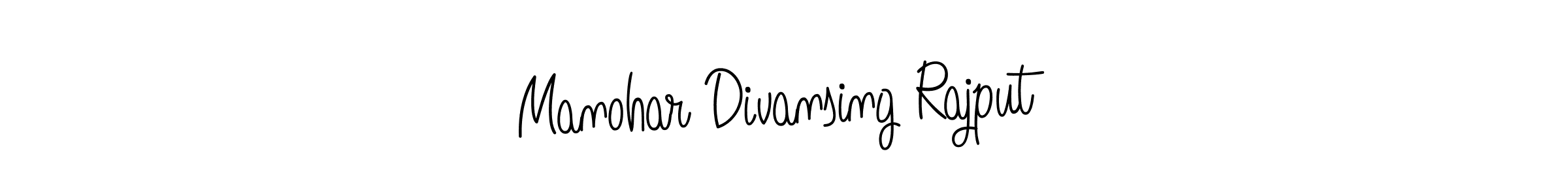 Manohar Divansing Rajput stylish signature style. Best Handwritten Sign (Angelique-Rose-font-FFP) for my name. Handwritten Signature Collection Ideas for my name Manohar Divansing Rajput. Manohar Divansing Rajput signature style 5 images and pictures png