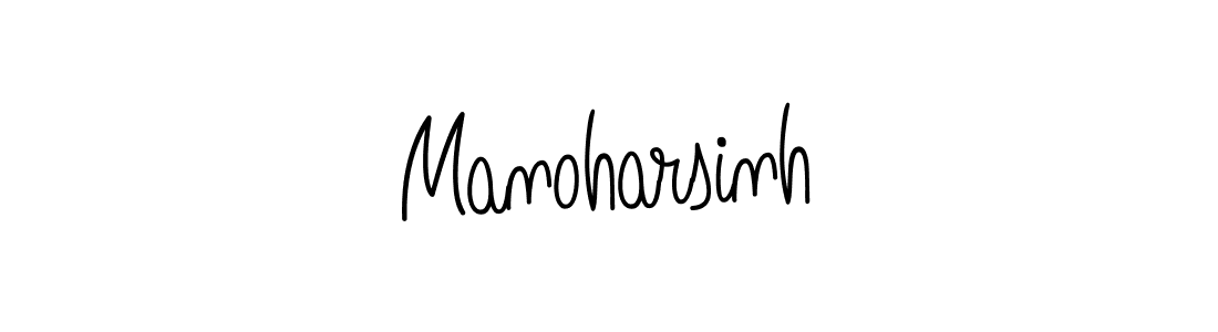 Make a beautiful signature design for name Manoharsinh. Use this online signature maker to create a handwritten signature for free. Manoharsinh signature style 5 images and pictures png