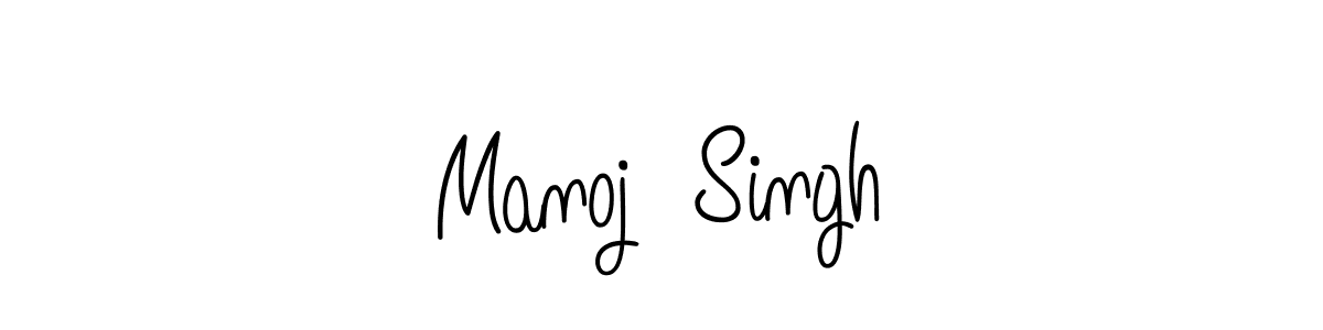 How to make Manoj  Singh signature? Angelique-Rose-font-FFP is a professional autograph style. Create handwritten signature for Manoj  Singh name. Manoj  Singh signature style 5 images and pictures png