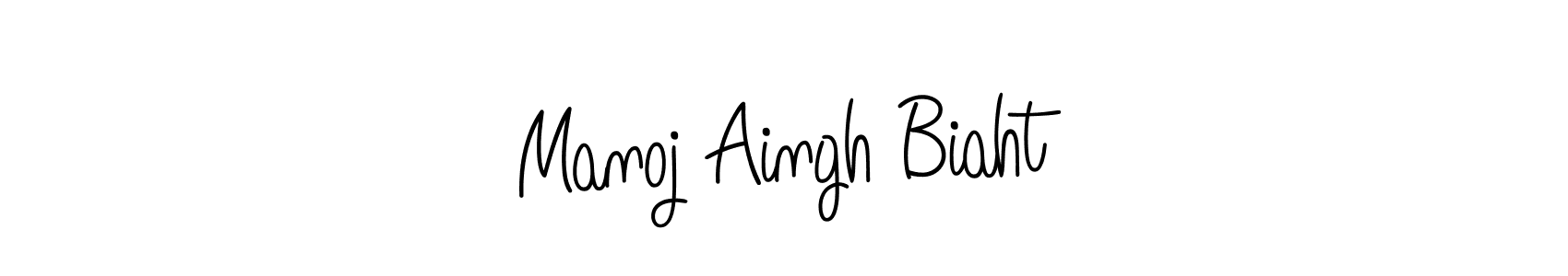 Here are the top 10 professional signature styles for the name Manoj Aingh Biaht. These are the best autograph styles you can use for your name. Manoj Aingh Biaht signature style 5 images and pictures png