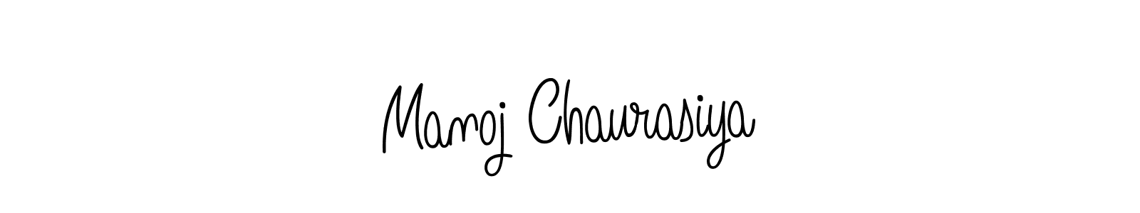 Use a signature maker to create a handwritten signature online. With this signature software, you can design (Angelique-Rose-font-FFP) your own signature for name Manoj Chaurasiya. Manoj Chaurasiya signature style 5 images and pictures png