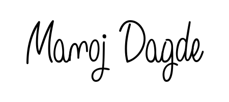 The Angelique-Rose-font-FFP font transforms the name Manoj Dagde into an executive sign with sharp precision and distinguished character. Manoj Dagde signature style 5 images and pictures png