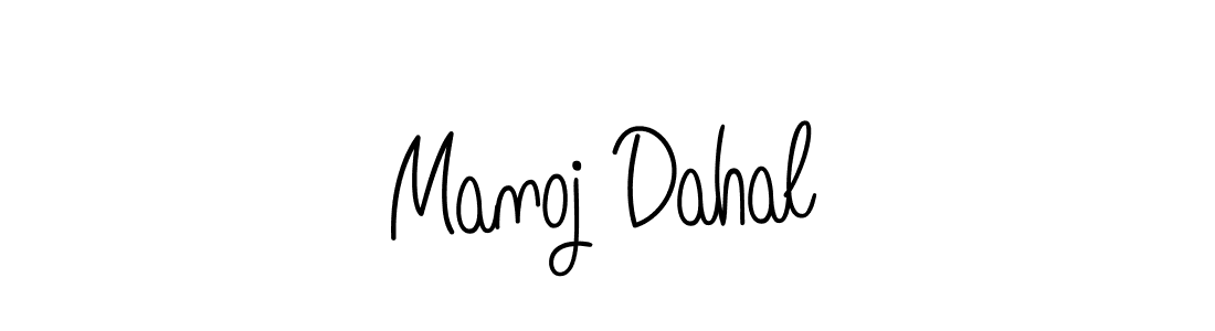 Also we have Manoj Dahal name is the best signature style. Create professional handwritten signature collection using Angelique-Rose-font-FFP autograph style. Manoj Dahal signature style 5 images and pictures png