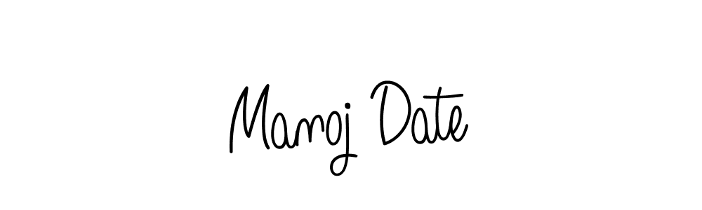 Make a beautiful signature design for name Manoj Date. Use this online signature maker to create a handwritten signature for free. Manoj Date signature style 5 images and pictures png