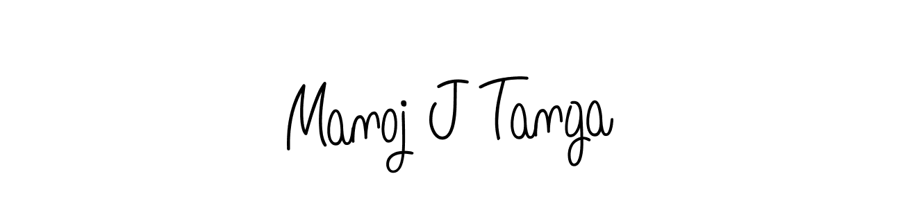 Make a beautiful signature design for name Manoj J Tanga. Use this online signature maker to create a handwritten signature for free. Manoj J Tanga signature style 5 images and pictures png
