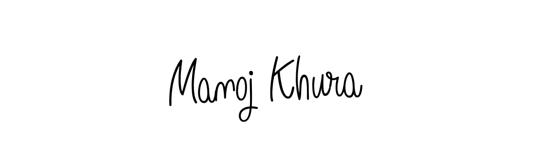 Make a short Manoj Khura signature style. Manage your documents anywhere anytime using Angelique-Rose-font-FFP. Create and add eSignatures, submit forms, share and send files easily. Manoj Khura signature style 5 images and pictures png