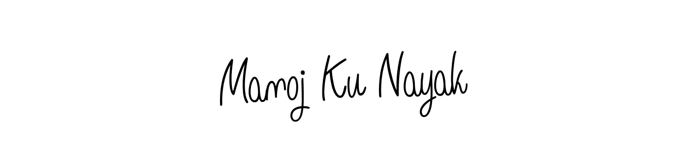 How to make Manoj Ku Nayak signature? Angelique-Rose-font-FFP is a professional autograph style. Create handwritten signature for Manoj Ku Nayak name. Manoj Ku Nayak signature style 5 images and pictures png