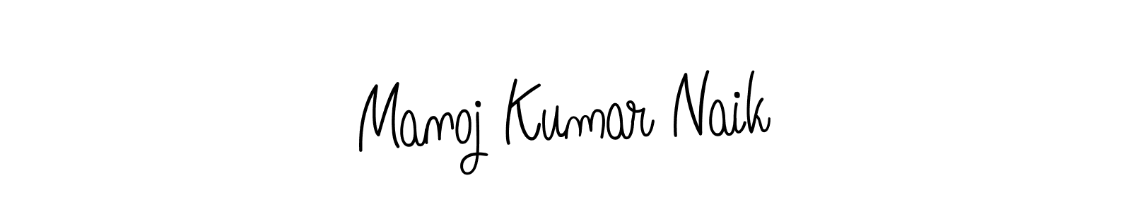 Also we have Manoj Kumar Naik name is the best signature style. Create professional handwritten signature collection using Angelique-Rose-font-FFP autograph style. Manoj Kumar Naik signature style 5 images and pictures png