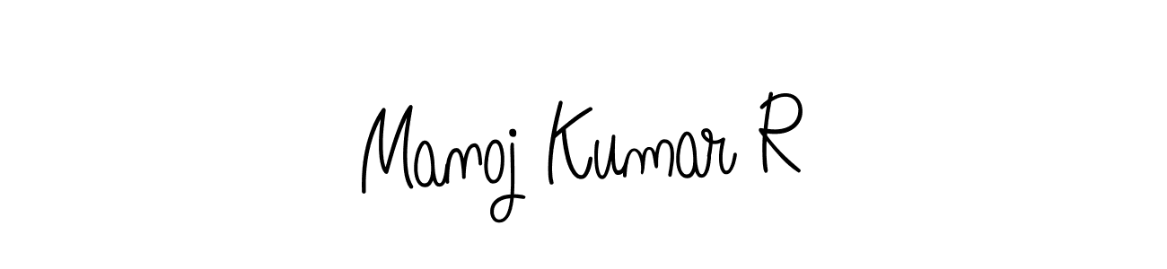 Best and Professional Signature Style for Manoj Kumar R. Angelique-Rose-font-FFP Best Signature Style Collection. Manoj Kumar R signature style 5 images and pictures png