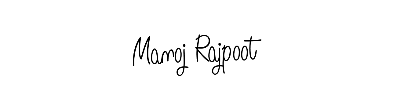 It looks lik you need a new signature style for name Manoj Rajpoot. Design unique handwritten (Angelique-Rose-font-FFP) signature with our free signature maker in just a few clicks. Manoj Rajpoot signature style 5 images and pictures png