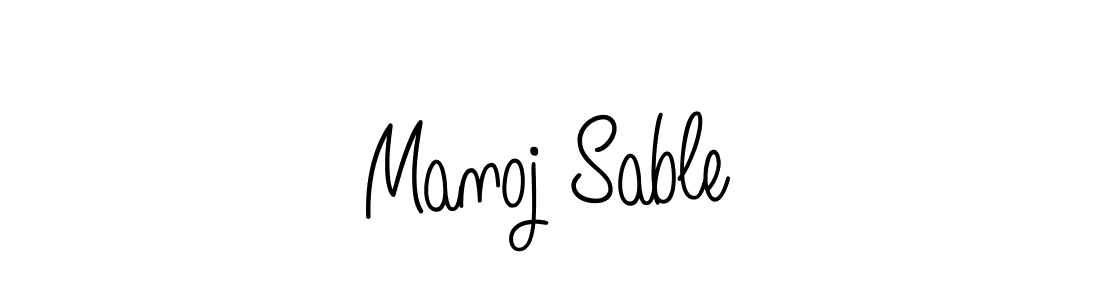 It looks lik you need a new signature style for name Manoj Sable. Design unique handwritten (Angelique-Rose-font-FFP) signature with our free signature maker in just a few clicks. Manoj Sable signature style 5 images and pictures png