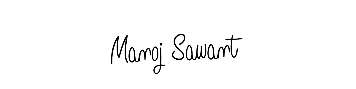 Angelique-Rose-font-FFP is a professional signature style that is perfect for those who want to add a touch of class to their signature. It is also a great choice for those who want to make their signature more unique. Get Manoj Sawant name to fancy signature for free. Manoj Sawant signature style 5 images and pictures png