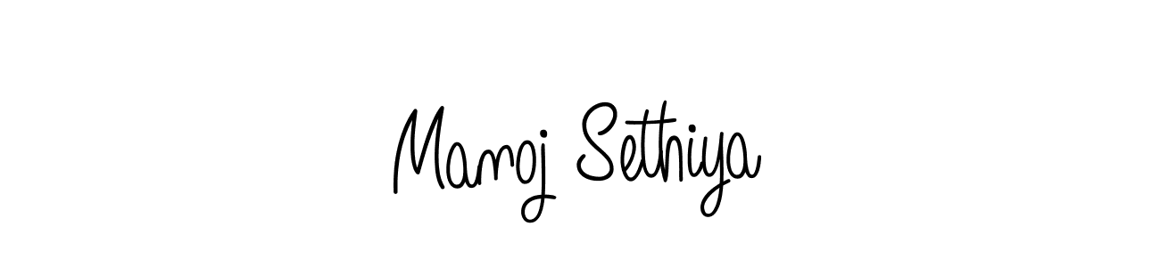 Once you've used our free online signature maker to create your best signature Angelique-Rose-font-FFP style, it's time to enjoy all of the benefits that Manoj Sethiya name signing documents. Manoj Sethiya signature style 5 images and pictures png