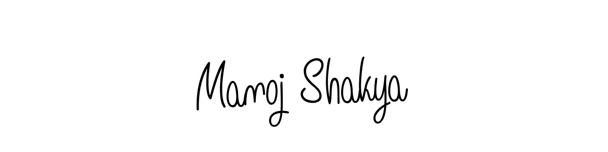 How to make Manoj Shakya signature? Angelique-Rose-font-FFP is a professional autograph style. Create handwritten signature for Manoj Shakya name. Manoj Shakya signature style 5 images and pictures png