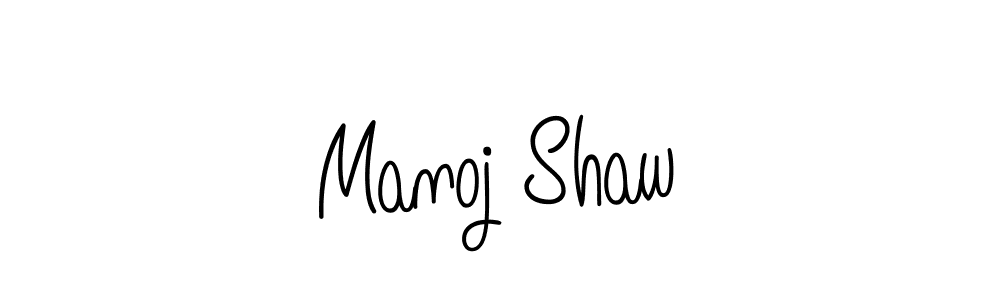 You should practise on your own different ways (Angelique-Rose-font-FFP) to write your name (Manoj Shaw) in signature. don't let someone else do it for you. Manoj Shaw signature style 5 images and pictures png