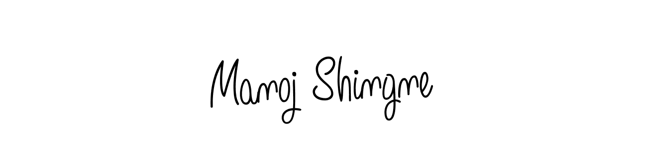 Also we have Manoj Shingne name is the best signature style. Create professional handwritten signature collection using Angelique-Rose-font-FFP autograph style. Manoj Shingne signature style 5 images and pictures png