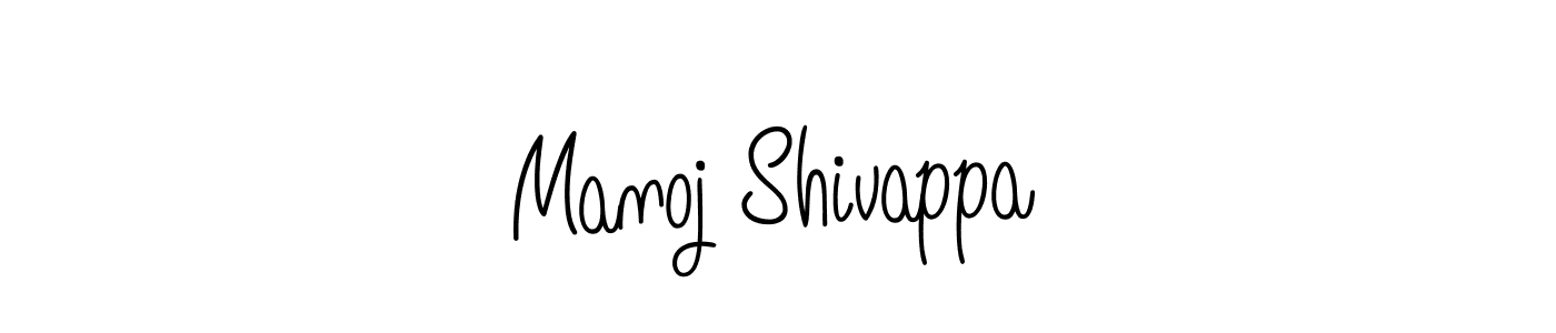 Make a beautiful signature design for name Manoj Shivappa. Use this online signature maker to create a handwritten signature for free. Manoj Shivappa signature style 5 images and pictures png