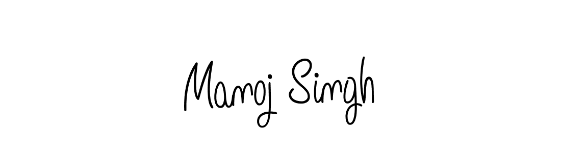Manoj Singh stylish signature style. Best Handwritten Sign (Angelique-Rose-font-FFP) for my name. Handwritten Signature Collection Ideas for my name Manoj Singh. Manoj Singh signature style 5 images and pictures png
