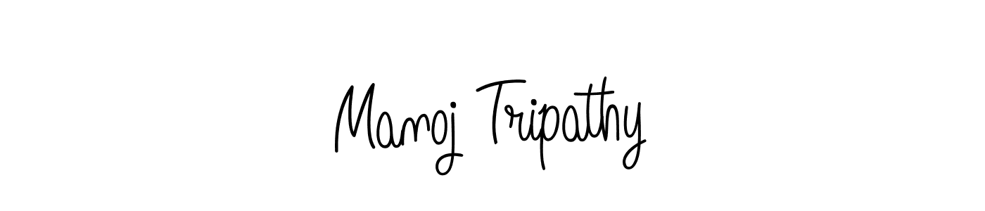 The best way (Angelique-Rose-font-FFP) to make a short signature is to pick only two or three words in your name. The name Manoj Tripathy include a total of six letters. For converting this name. Manoj Tripathy signature style 5 images and pictures png