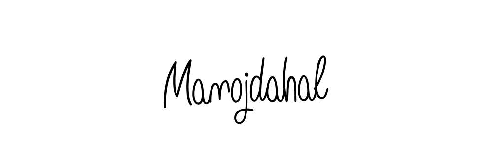 How to make Manojdahal signature? Angelique-Rose-font-FFP is a professional autograph style. Create handwritten signature for Manojdahal name. Manojdahal signature style 5 images and pictures png
