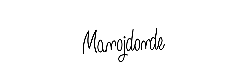 The best way (Angelique-Rose-font-FFP) to make a short signature is to pick only two or three words in your name. The name Manojdonde include a total of six letters. For converting this name. Manojdonde signature style 5 images and pictures png