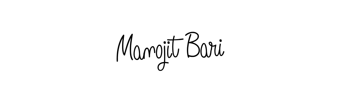 How to Draw Manojit Bari signature style? Angelique-Rose-font-FFP is a latest design signature styles for name Manojit Bari. Manojit Bari signature style 5 images and pictures png