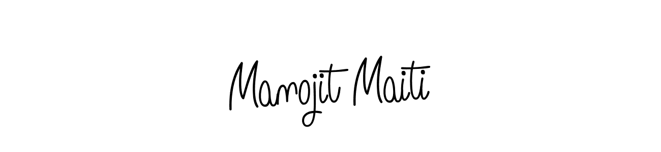 How to Draw Manojit Maiti signature style? Angelique-Rose-font-FFP is a latest design signature styles for name Manojit Maiti. Manojit Maiti signature style 5 images and pictures png