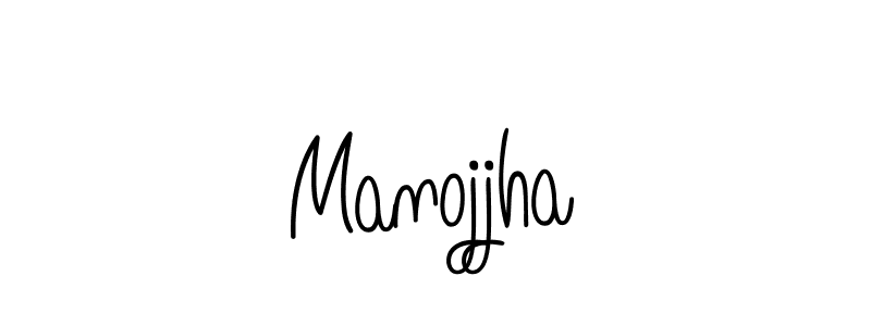 Design your own signature with our free online signature maker. With this signature software, you can create a handwritten (Angelique-Rose-font-FFP) signature for name Manojjha. Manojjha signature style 5 images and pictures png