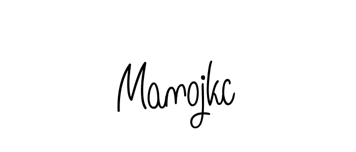 Also we have Manojkc name is the best signature style. Create professional handwritten signature collection using Angelique-Rose-font-FFP autograph style. Manojkc signature style 5 images and pictures png