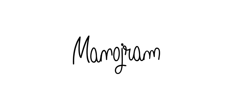 Manojram stylish signature style. Best Handwritten Sign (Angelique-Rose-font-FFP) for my name. Handwritten Signature Collection Ideas for my name Manojram. Manojram signature style 5 images and pictures png