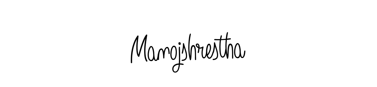 How to make Manojshrestha signature? Angelique-Rose-font-FFP is a professional autograph style. Create handwritten signature for Manojshrestha name. Manojshrestha signature style 5 images and pictures png