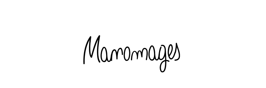 Also we have Manomages name is the best signature style. Create professional handwritten signature collection using Angelique-Rose-font-FFP autograph style. Manomages signature style 5 images and pictures png