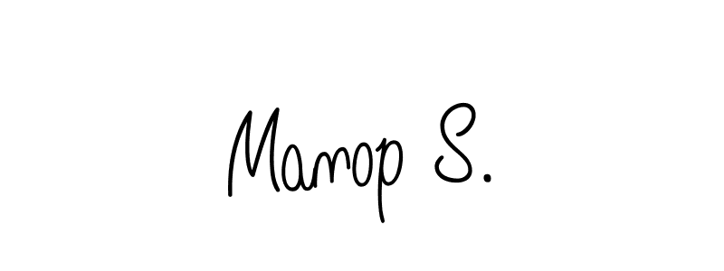 It looks lik you need a new signature style for name Manop S.. Design unique handwritten (Angelique-Rose-font-FFP) signature with our free signature maker in just a few clicks. Manop S. signature style 5 images and pictures png