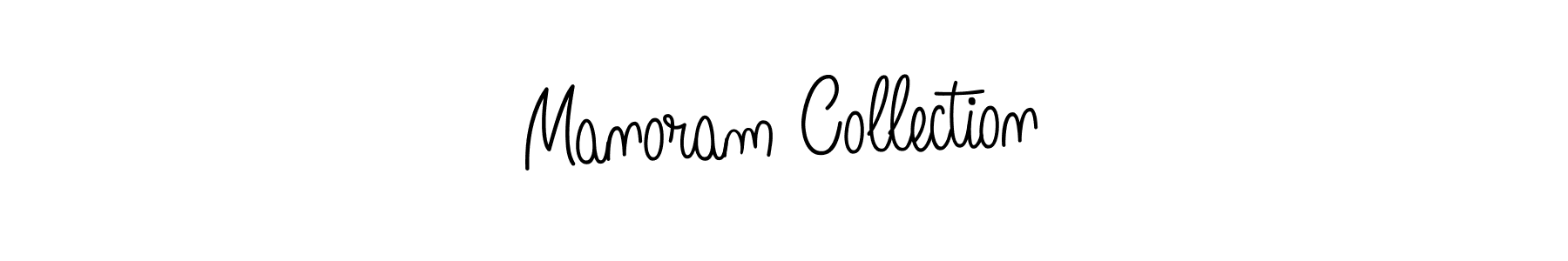 How to Draw Manoram Collection signature style? Angelique-Rose-font-FFP is a latest design signature styles for name Manoram Collection. Manoram Collection signature style 5 images and pictures png